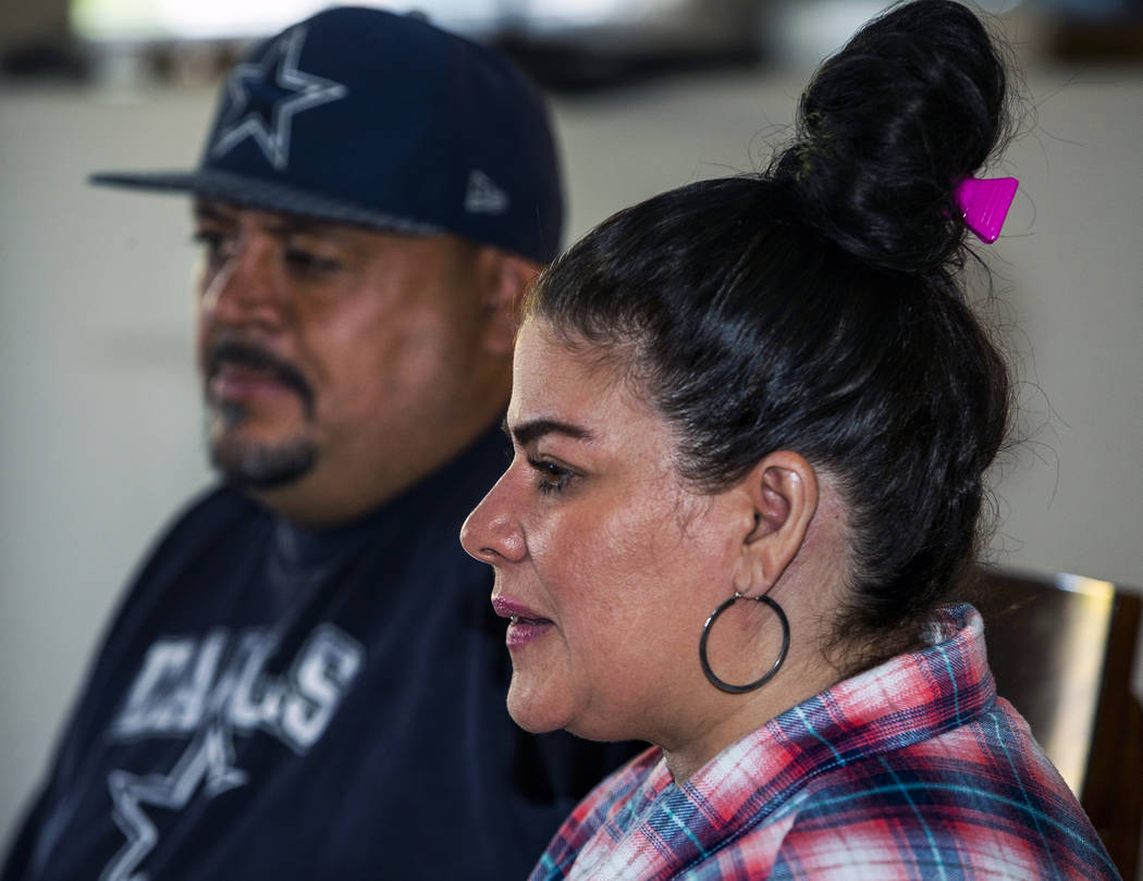 Hanna, right, and Jerry Olivas speak about her decision to move to California where the law wil ...