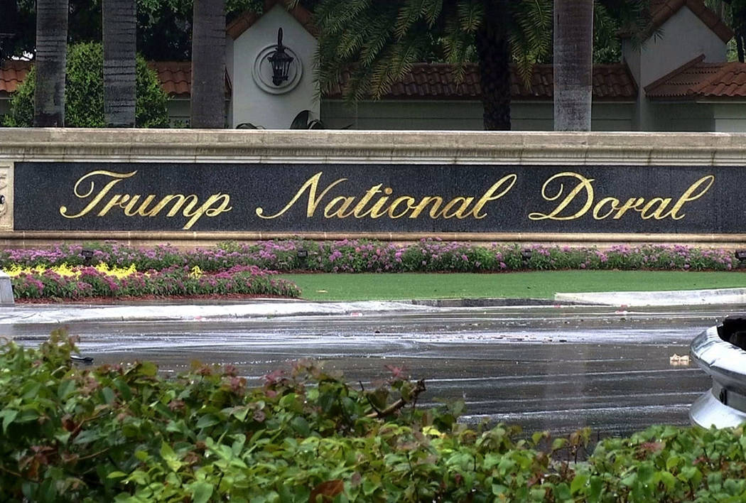 Trump National Doral in Doral, Fla. (AP Photo/Alex Sanz)