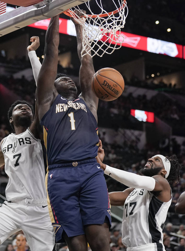 Zion Williamson to miss 6 8 weeks after knee injury Basketball
