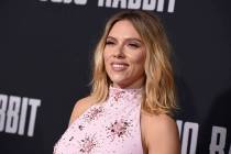 Scarlett Johansson arrives at the Los Angeles premiere of "Jojo Rabbit" at the Hollywood Americ ...