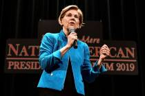 Elizabeth Warren, 2020 Democratic presidential hopeful (Tim Hynds/Sioux City Journal via AP)