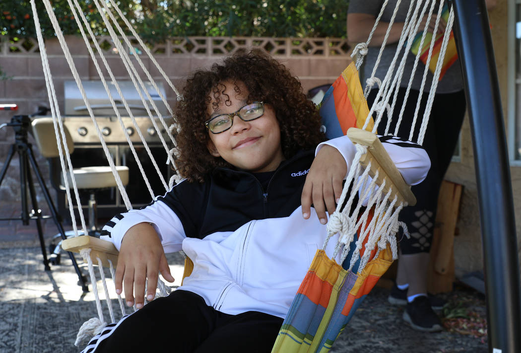 Las Vegas native Ethan William Childress, a young star of the new ABC comedy "Mixed-ish," at hi ...