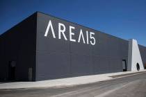 Area15 retail and entertainment complex on Tuesday, Sept. 24, 2019, in Las Vegas. (Benjamin Hag ...