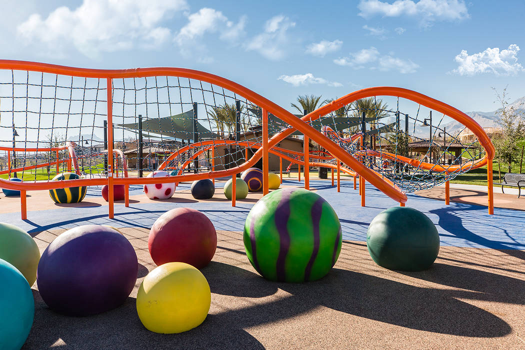 Fox Hill Park in The Paseos village was voted Best Park in the annual Best of Summerlin competi ...