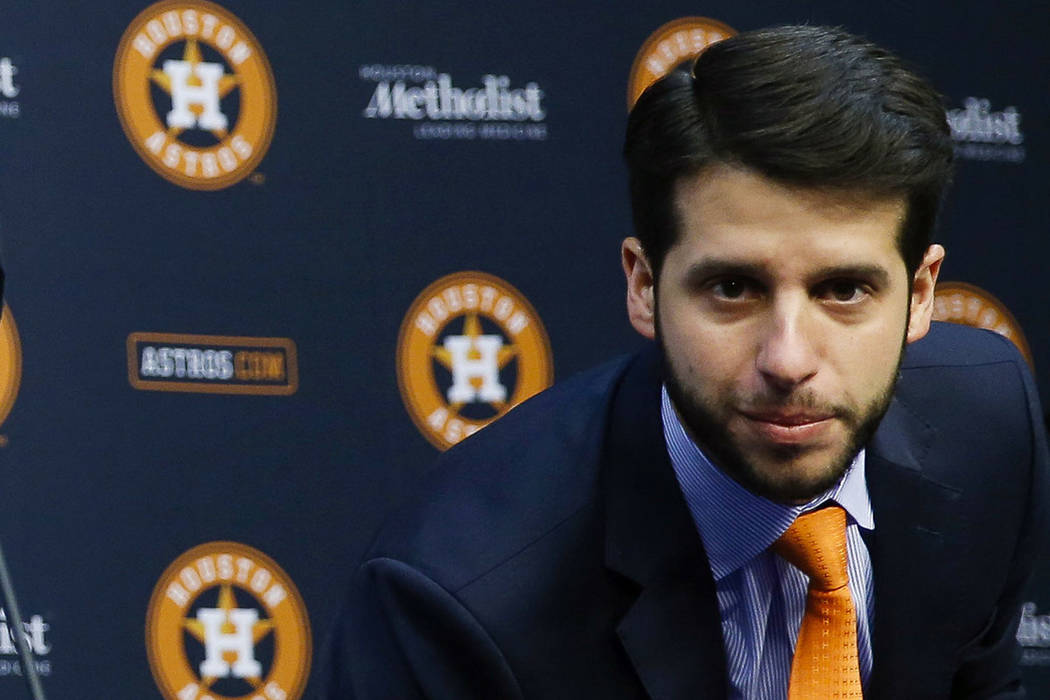 Astros fire executive over clubhouse outburst toward reporters