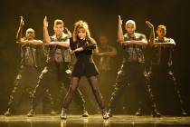 Paula Abdul performs during the official opening of her headlining residency show, "Paula Abdul ...