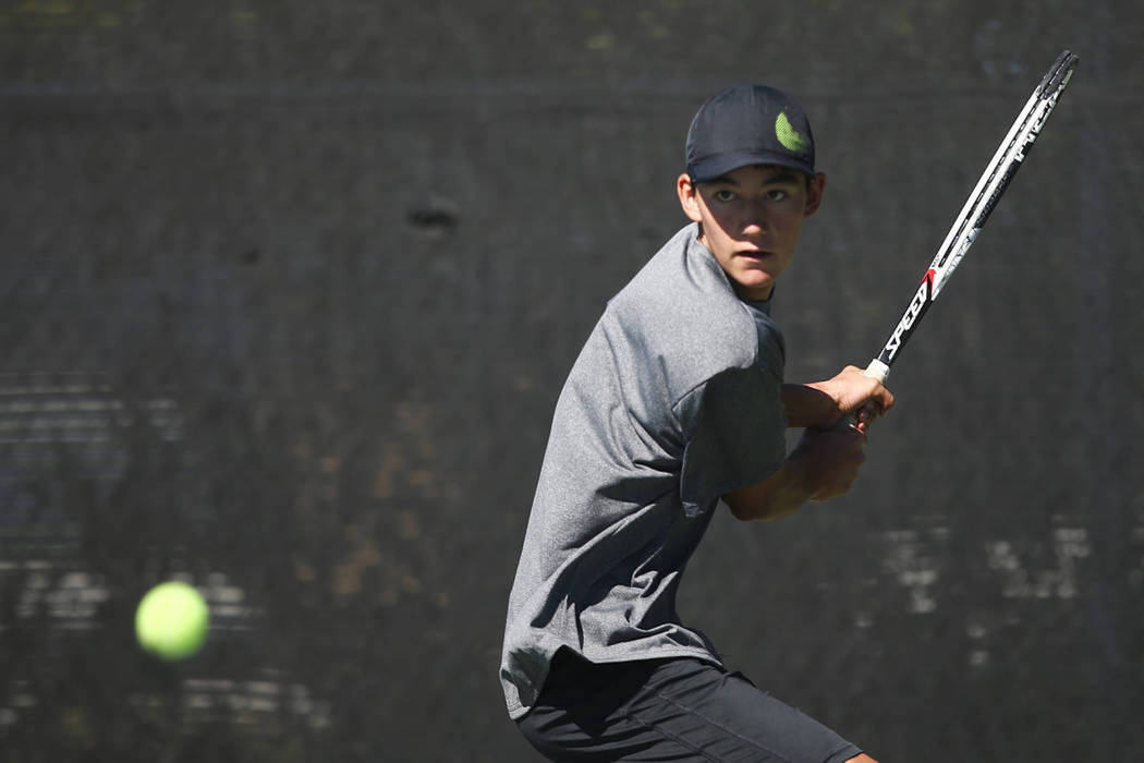 Axel Botticelli will try to help Palo Verde to a Class 4A state tennis title.