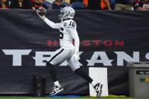 Oakland Raiders wide receiver Tyrell Williams (16) scores a touchdown against the Houston Texan ...