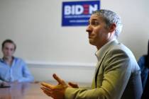 Greg Schultz, national campaign manager for former Vice President Joe Biden's bid for the Democ ...