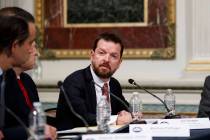 Assistant to the President and Domestic Policy Council Director Joe Grogan speaks during a meet ...