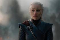 Emilia Clarke, the mother of dragons Daenerys Tagaryen, in a scene from "Game of Thrones." (HB ...