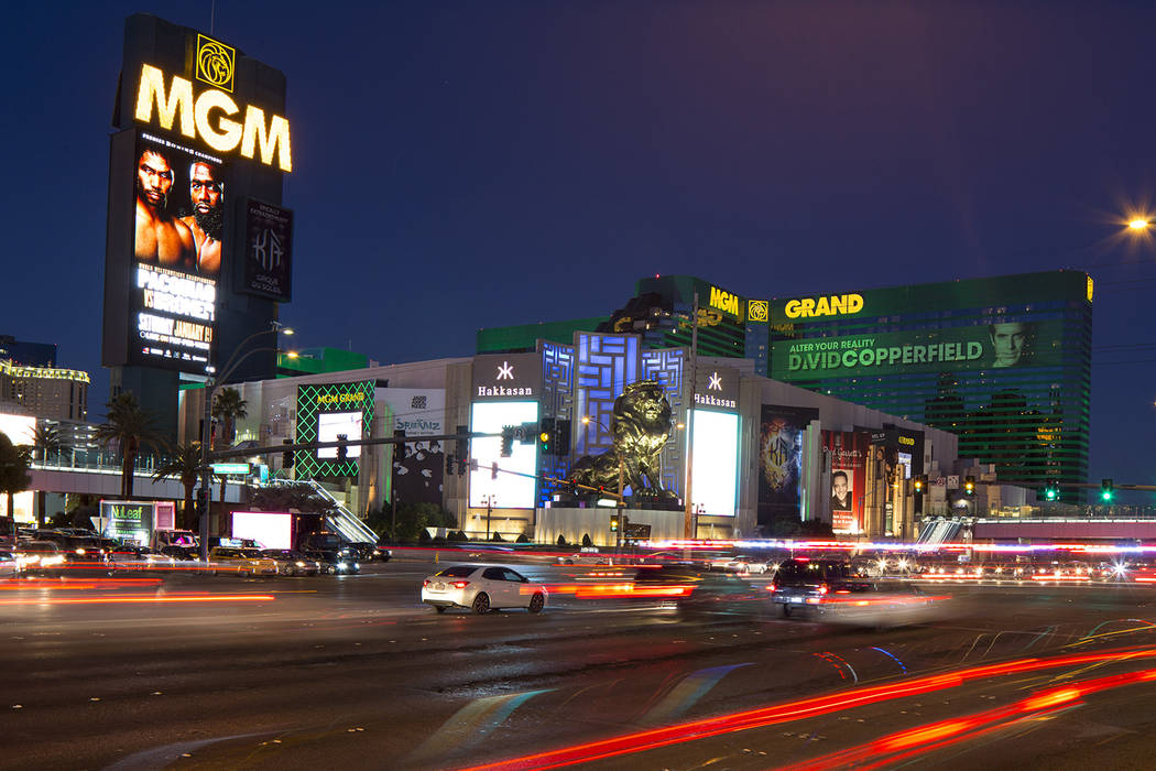 MGM Grand on the Strip in Las Vegas on Saturday, Dec. 15, 2018. Richard Brian Las Vegas Review- ...