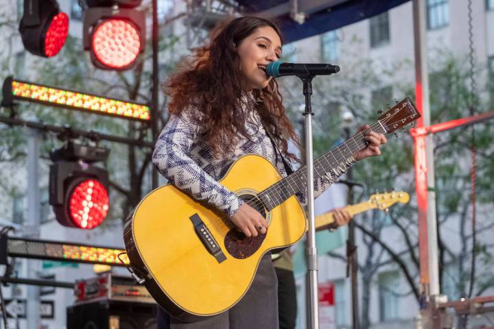Alessia Cara performs on NBC's Today show at Rockefeller Plaza on Friday, Oct. 11, 2019, in New ...