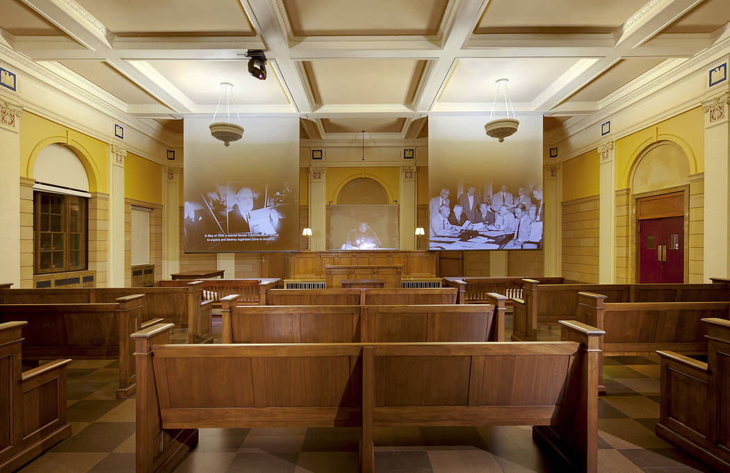 The Mob Museum held one of the 14 Kefauver Committee hearings in its federal courtroom in 1950. ...