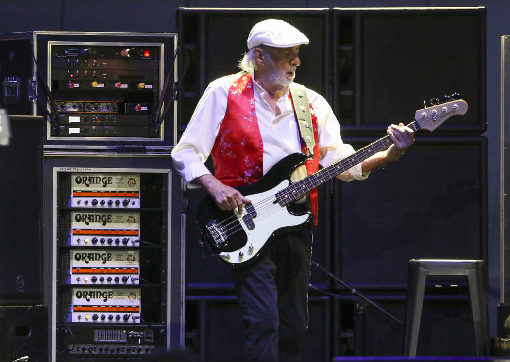 John McVie with Fleetwood Mac performs at State Farm Arena on Sunday, March 3, 2019, in Atlanta ...
