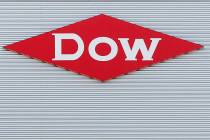 This Aug. 2, 2019, photo shows the Dow corporate logo. No injuries are being reported, Sunday, ...