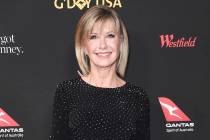 FILE - In this Jan. 27, 2018 file photo, Olivia Newton-John attends the 2018 G'Day USA Los Ange ...