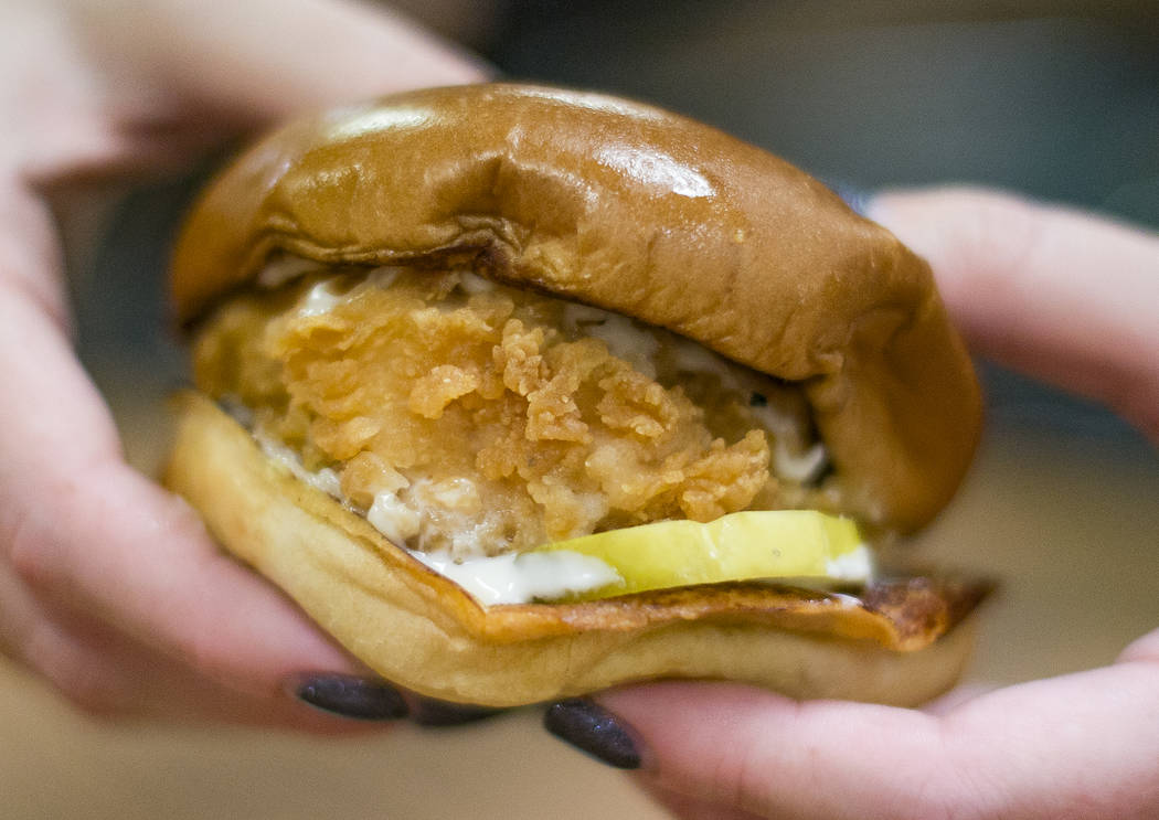 The Popeyes chicken sandwich is back in stock after selling out months ago in Las Vegas, Sunday ...