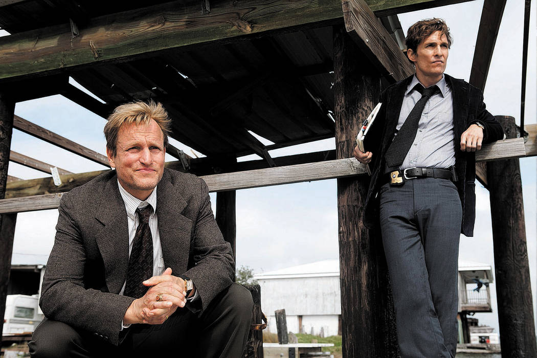 Woody Harrelson and Matthew McConaughey from "True Detective." (James Bridges/HBO)