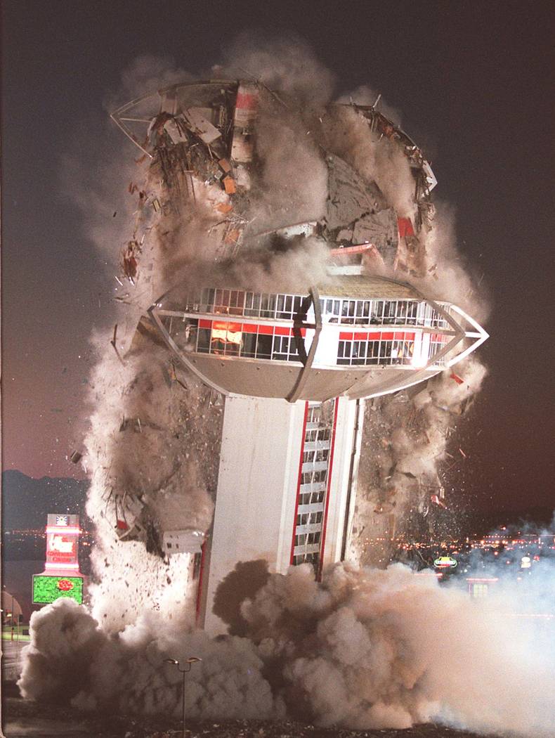 Landmark casino implosion lives on thanks to Martians (and Tim Burton