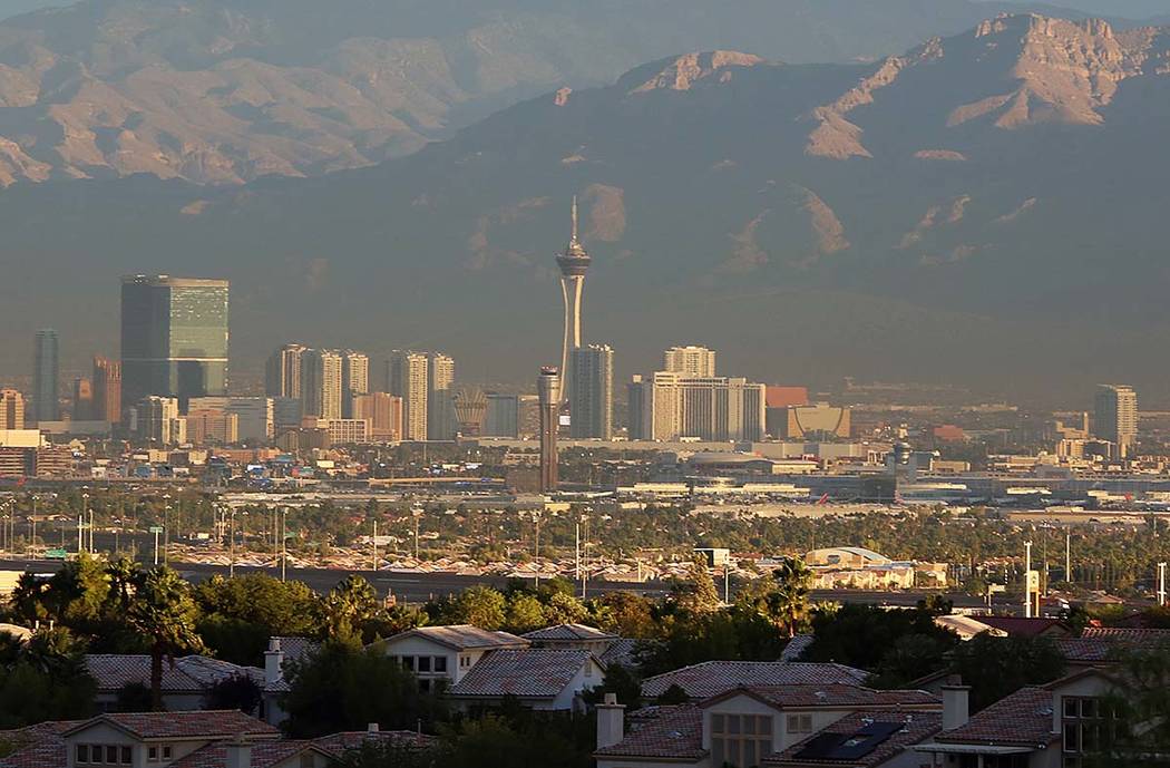 High temperatures are likely to reach 80 degrees in some parts of the Las Vegas Valley on Tuesd ...