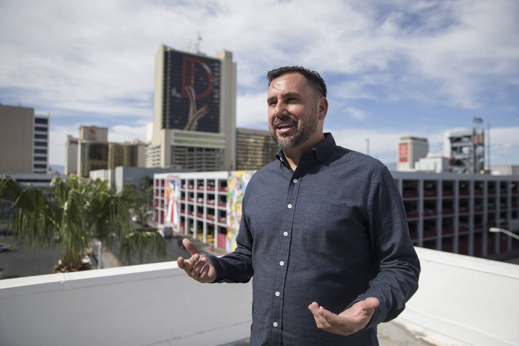 Developer J Dapper discusses his plans for his newly acquired property at 201 Las Vegas Blvd. o ...