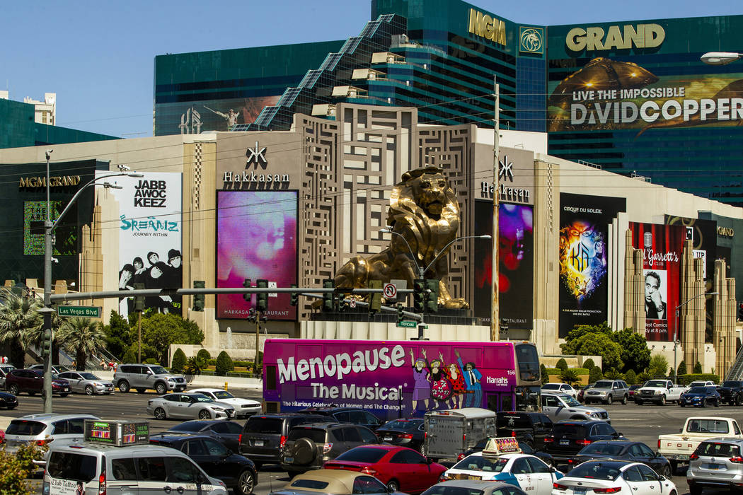 The MGM Grand on the Las Vegas Strip. (L.E. Baskow/Las Vegas Review-Journal) @Left_Eye_Images