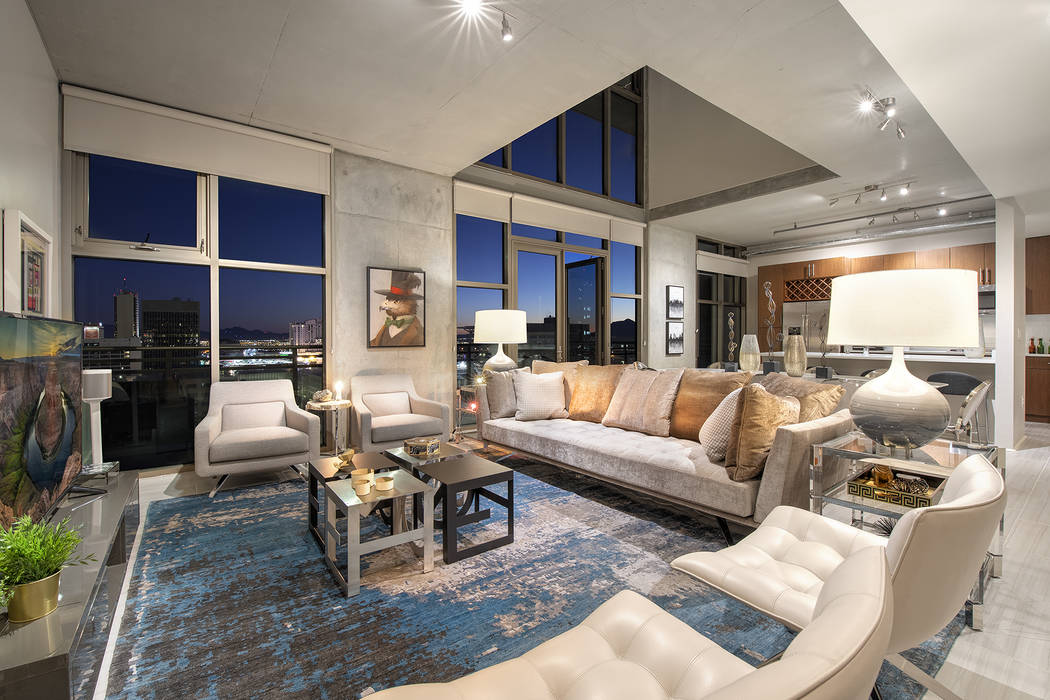 Juhl residence No. 1406 is a two-story model penthouse that measures 1,944 square-feet. (Juhl)