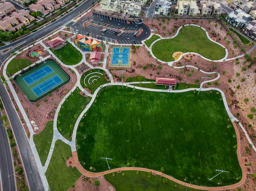 Sagemont Park in Summerlin Centre is the newest major community parks to open in Summerlin. (Su ...