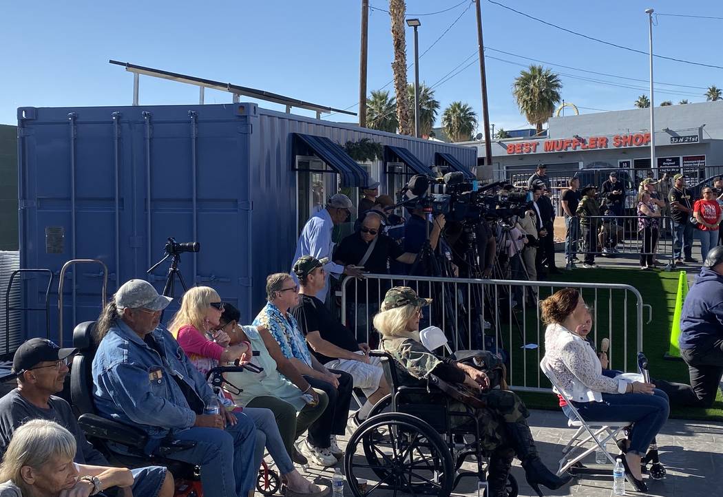 A look at Veterans Village No. 2, where the John Fogerty dedicated a new affordable-housing res ...