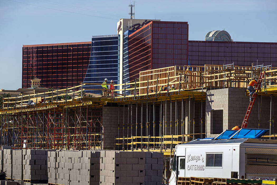 Upscale apartments under construction near Las Vegas Strip | Las Vegas