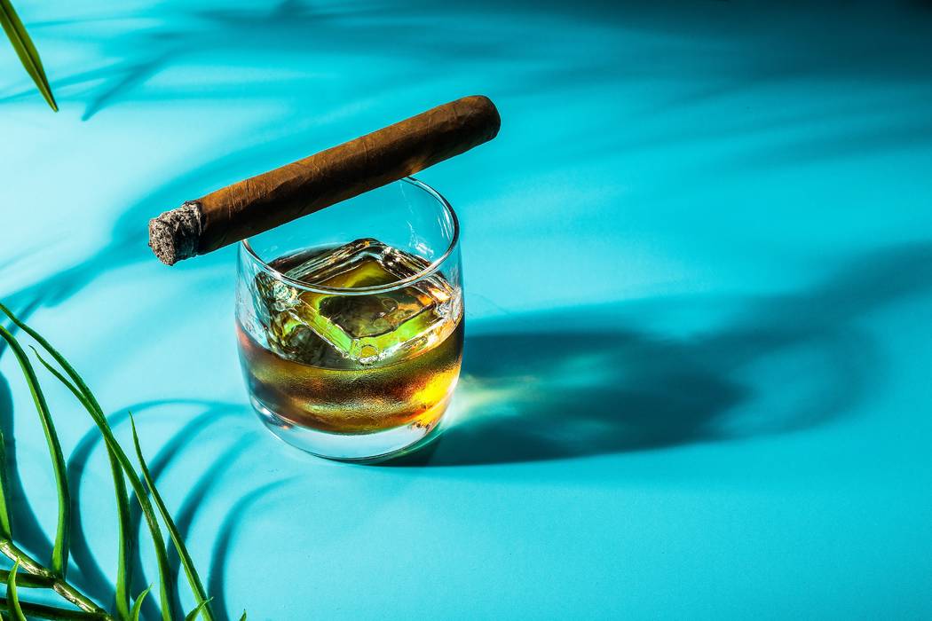 Rhumbar at The Mirage is dedicated to perfectly pairing that spirit with a great smoke. (Anthon ...