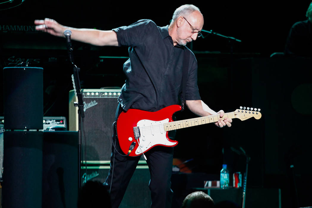 Guitarist Pete Townshend of The Who performs at The Joint at the Hard Rock Hotel in Las Vegas o ...