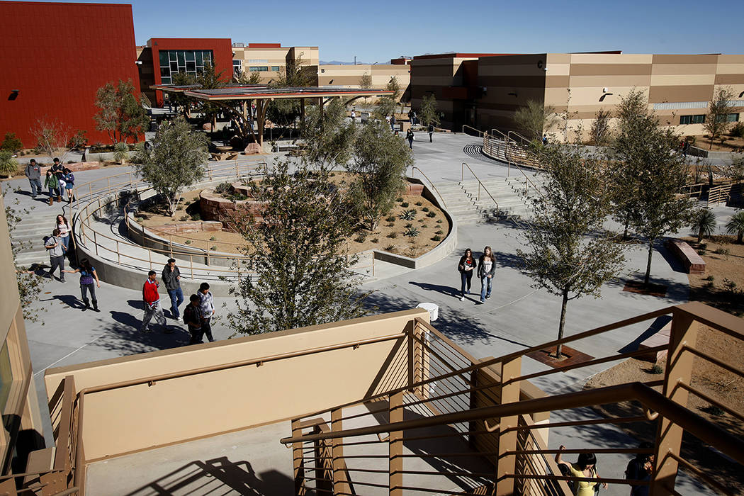 West Career & Technical Academy opened in 2010. (Las Vegas Review-Journal file photo)