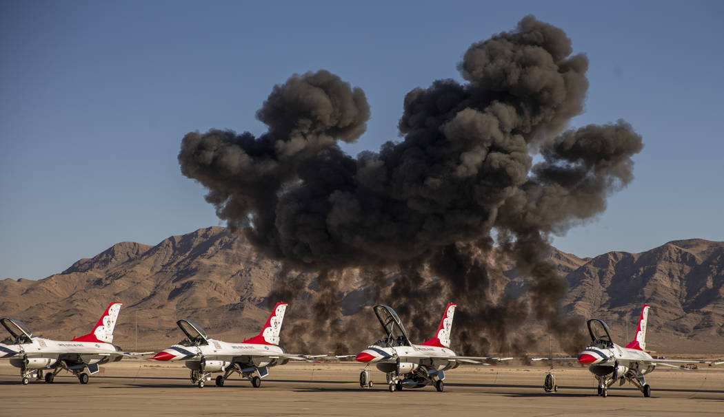 Nellis AFB: Light in the sky over Las Vegas was meteor breaking up 