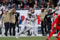 New Orleans Saints free safety Marcus Williams (43) runs an interception by Tampa Bay Buccaneer ...