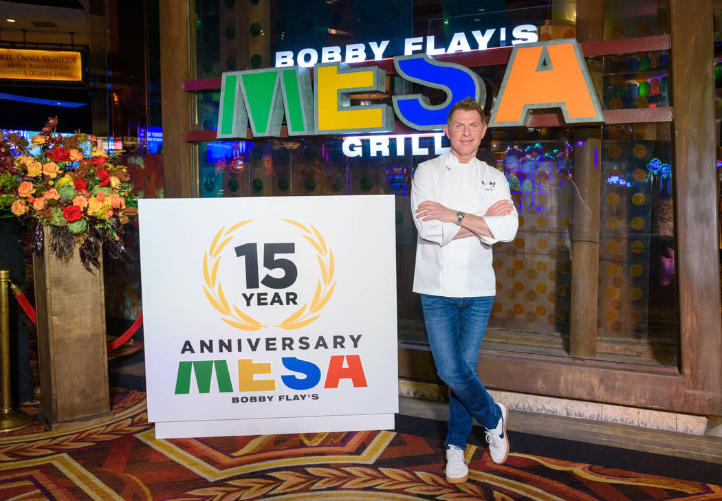 Bobby Flay was in town over the weekend to celebrate the 15th anniversary of Mesa Grill, his re ...