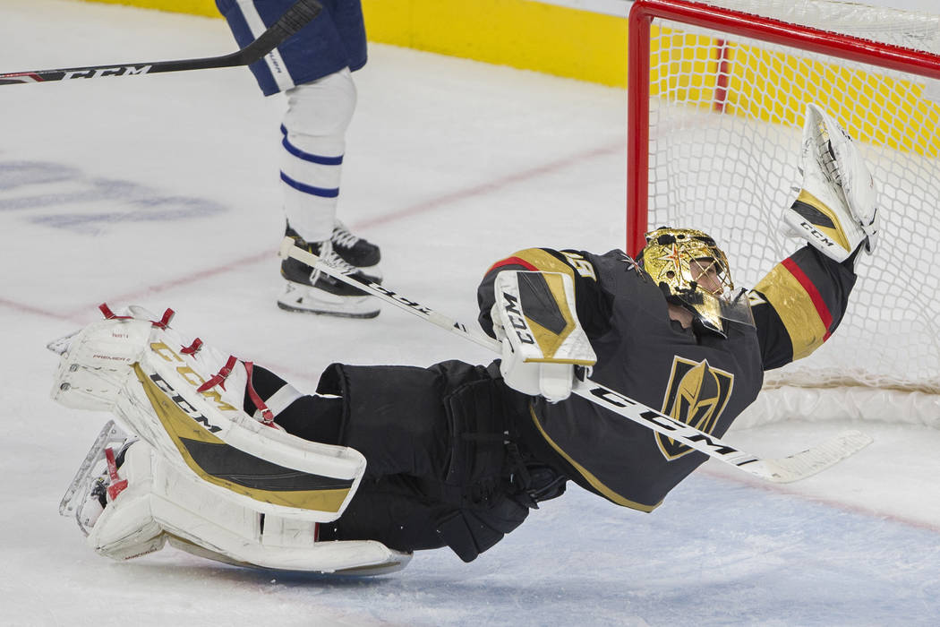 Marc-Andre Fleury's diving stop last night was amazing, but it was