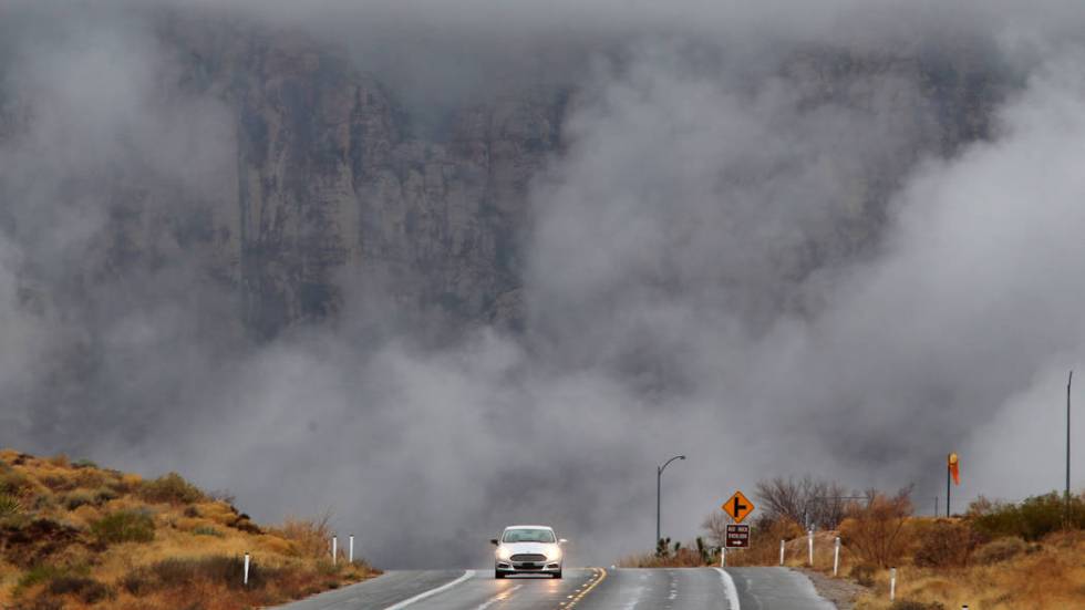 Red Rock Canyon in Las Vegas, Wednesday, Nov. 20, 2019. (Erik Verduzco / Las Vegas Review-Journ ...