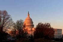 In an April 5, 2017, file photo, the Capitol is seen at sunrise in Washington. At a time when ...