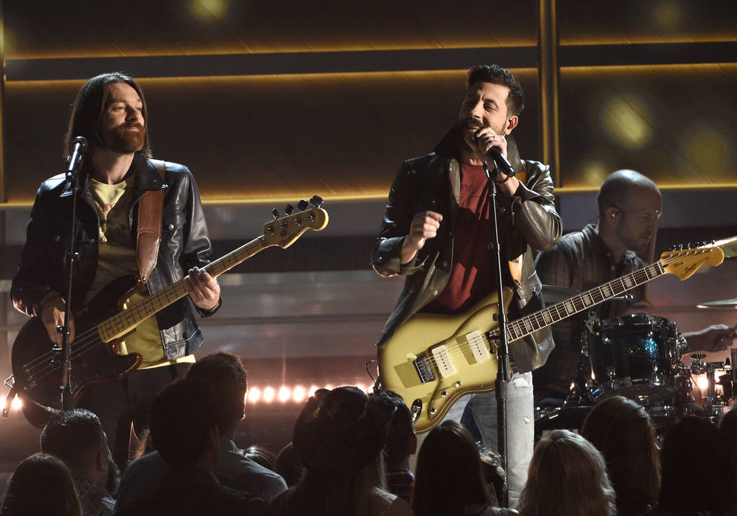 Geoff Sprung, left, and Matthew Ramsey, of Old Dominion, perform "No Such Thing As A Broke ...