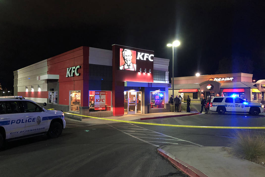Police prepare to discuss an active scene investigation Wednesday, Nov. 20, 2019, at 550 Marks ...