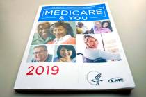 In a Nov. 8, 2018, file photo, the U.S. Medicare Handbook is photographed in Washington. Medic ...