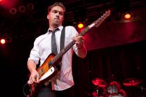 Isaac Hanson of Hanson performs at the House of Blues on November 11, 2009 in Anaheim, Californ ...