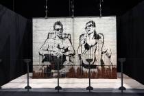 "Stop Esso" is one of the Bansky works in the exhibit. ("Banksy: Genius or Vandal?")