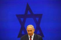 In a Sept. 10, 2019, file photo, Israeli Prime Minister Benjamin Netanyahu, speaks during a pre ...