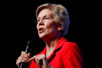 Democratic presidential candidate Sen. Elizabeth Warren, D-Mass. (AP Photo/John Locher)