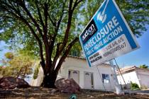 A foreclosed home in Las Vegas, June 18, 2011. (Las Vegas Review-Journal)