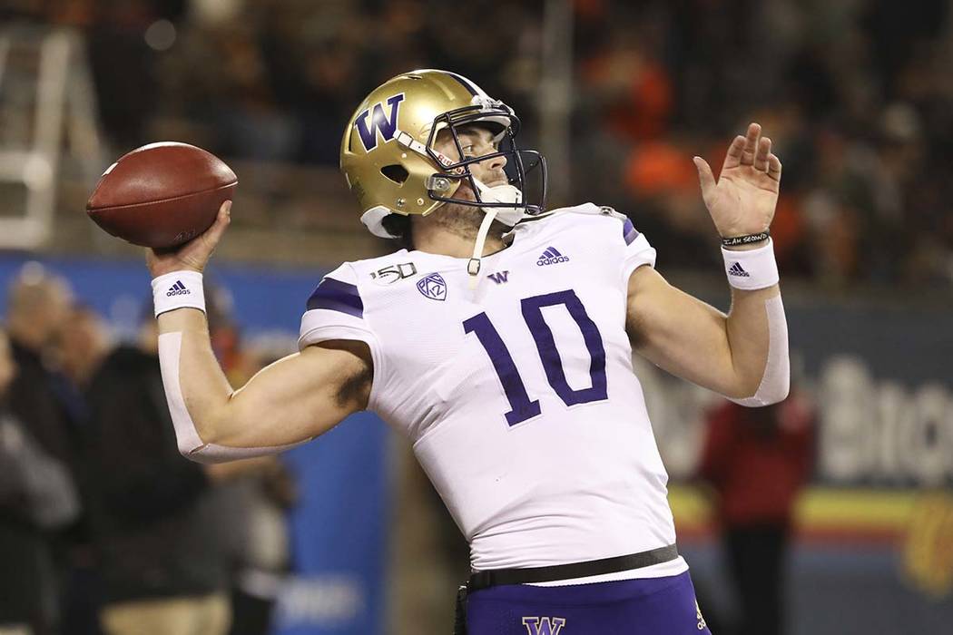 Jacob Eason, Washington could use Colorado as punching bag Las Vegas
