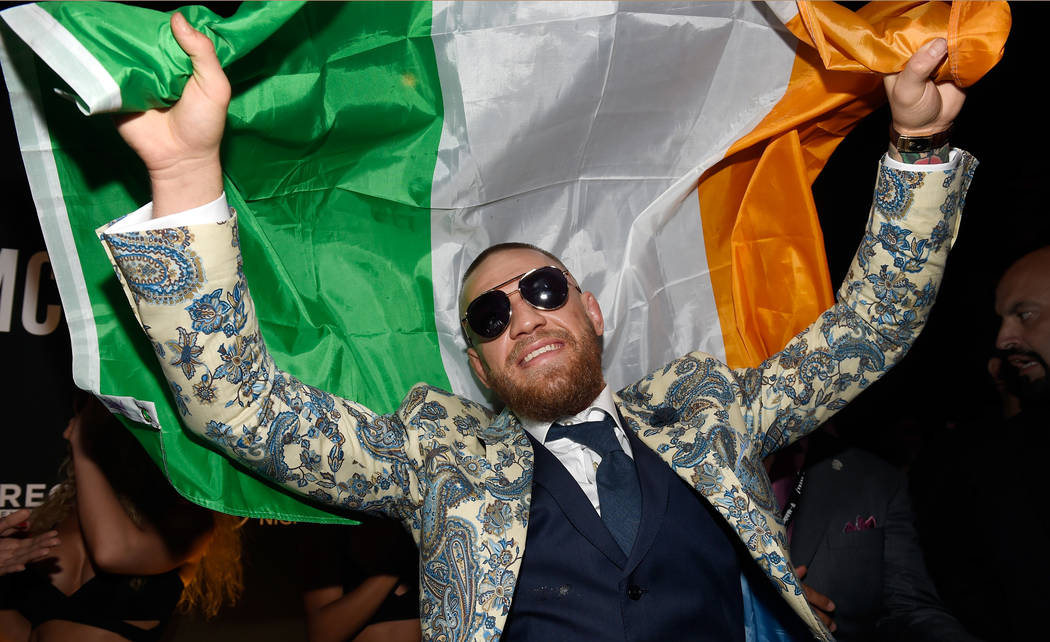 Conor McGregor attends his after fight party and his Wynn Nightlife residency debut at the Enco ...